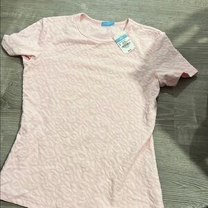 NWT J.McLaughlin pink textured shirt